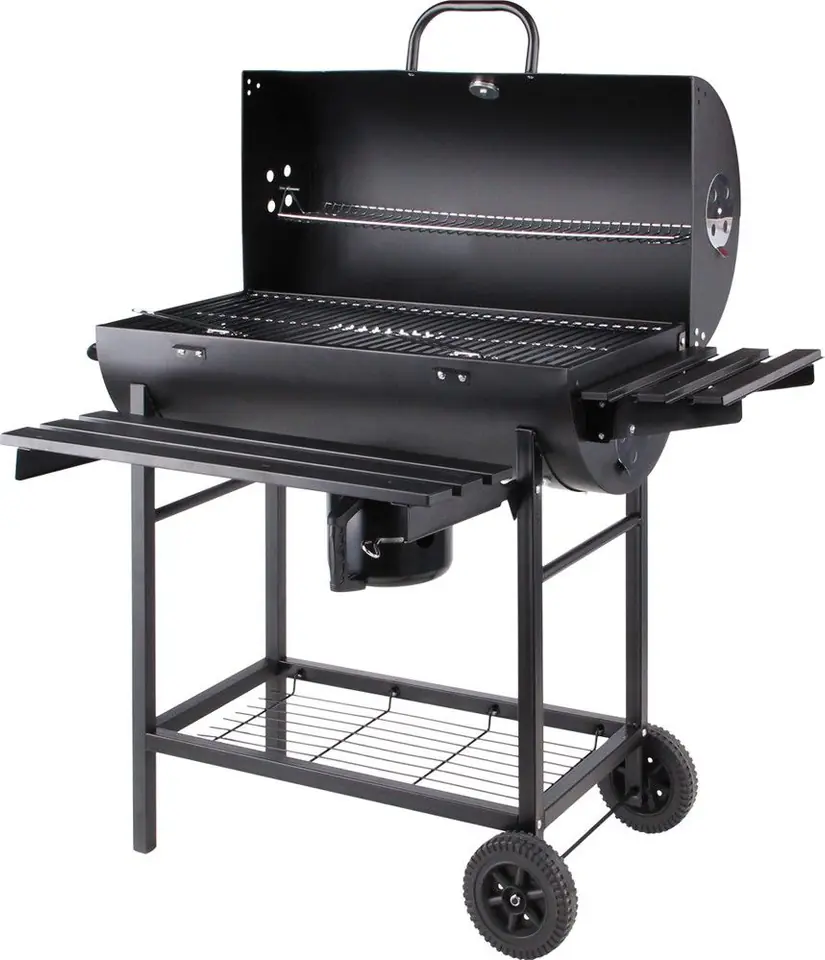 GRILL OGRODOWY Z POKRYWĄ, RUSZT 71CM. w sklepie Wasserman.eu
