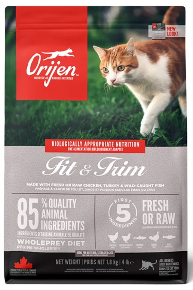 ⁨Orijen Cat Fit & Trim 1,8kg⁩ w sklepie Wasserman.eu
