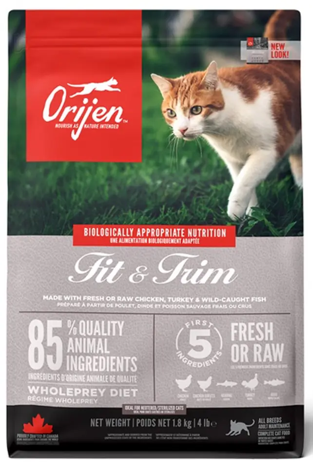 ⁨Orijen Cat Fit & Trim 1.8kg⁩ at Wasserman.eu