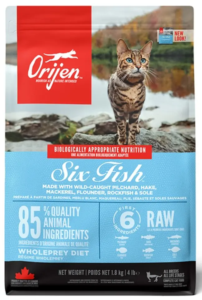 ⁨Orijen Cat 6 Fish 1.8kg⁩ at Wasserman.eu