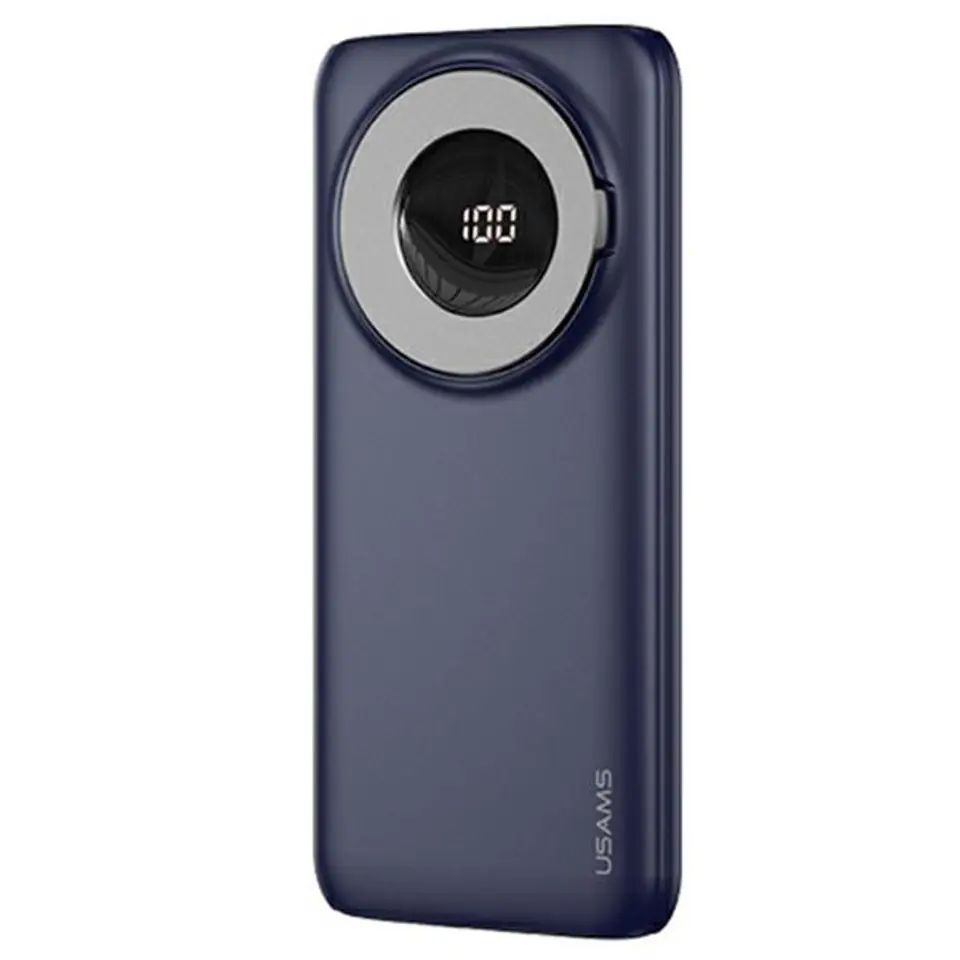 ⁨USAMS Powerbank PB62 10000mAh 20W QC3.0+PD Magnetic Wireless Fast Charge nebieski/blue 10KCD17104 (US-CD171)⁩ at Wasserman.eu