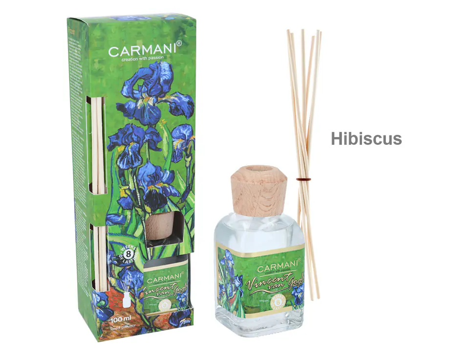 ⁨Dyfuzor zapach - V. van Gogh, Irysy, Hibiscus (CARMANI)⁩ w sklepie Wasserman.eu