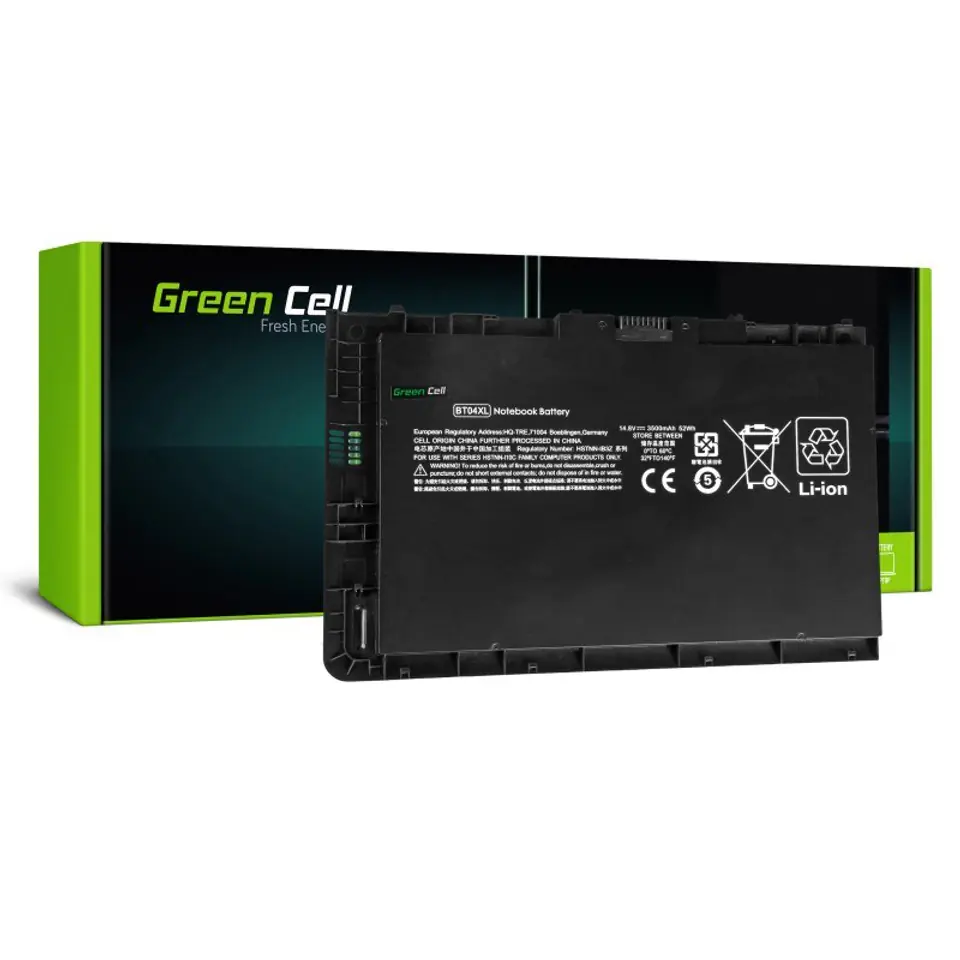 ⁨GREEN CELL BATERIA HP119 BA06XL BT04XL DO HP ELITEBOOK FOLIO 9470M 9480M 3500MAH 14.4V/14.8V⁩ w sklepie Wasserman.eu