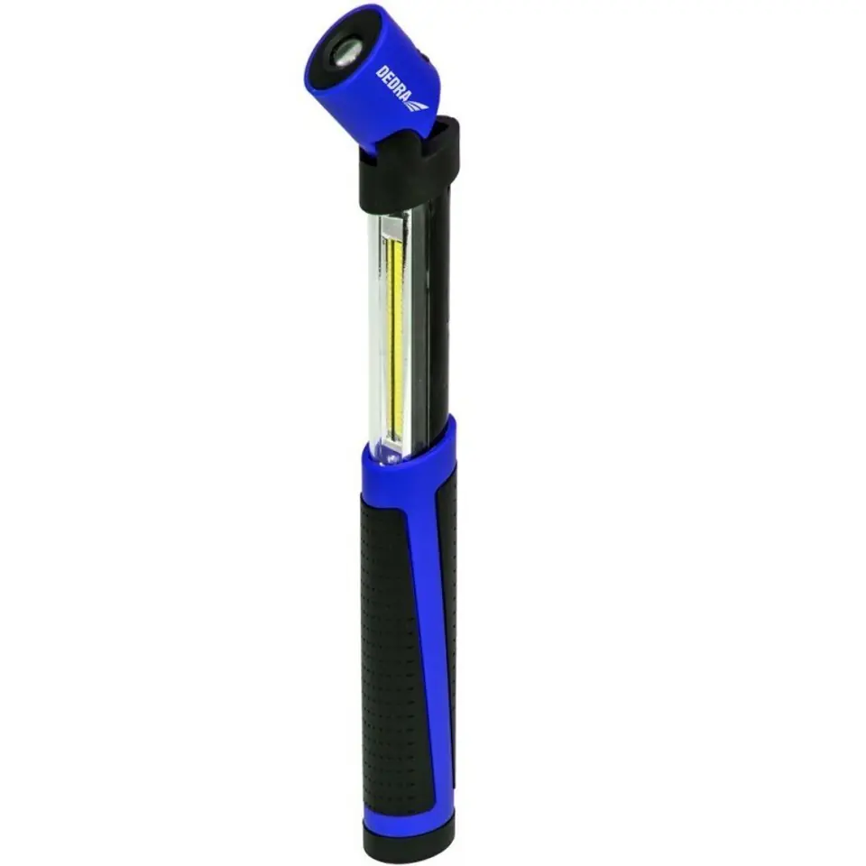 ⁨LATARKA 2W COB LED+0.5W LED ROZSUWANA Z BATERIAMI⁩ w sklepie Wasserman.eu