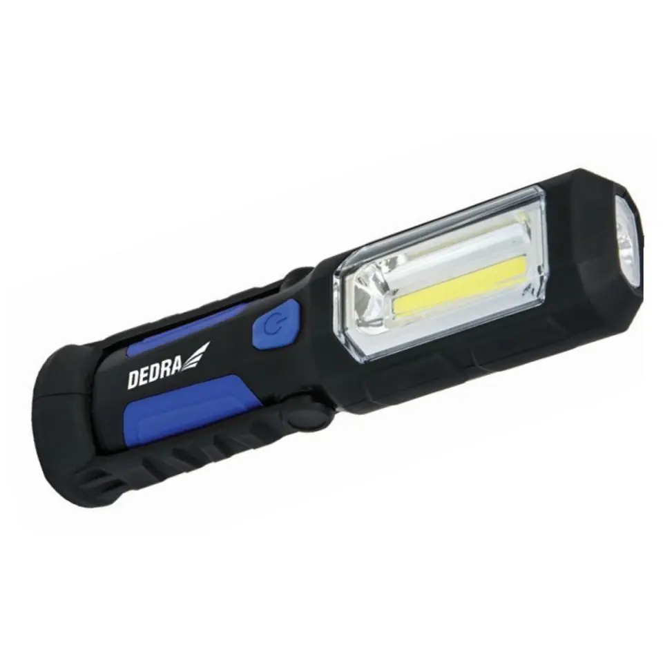 LATARKA AKU. 3W COB LED+1W ZASILACZ USB NA 230V I 12V w sklepie Wasserman.eu