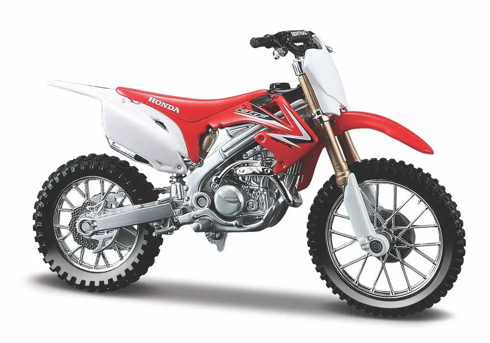 ⁨Model motorbike Honda CRF 450R with a stand 1/18⁩ at Wasserman.eu