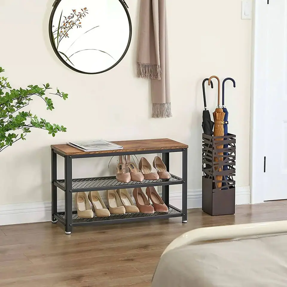 ⁨Shelf shoe bench for hallway LOFT⁩ at Wasserman.eu