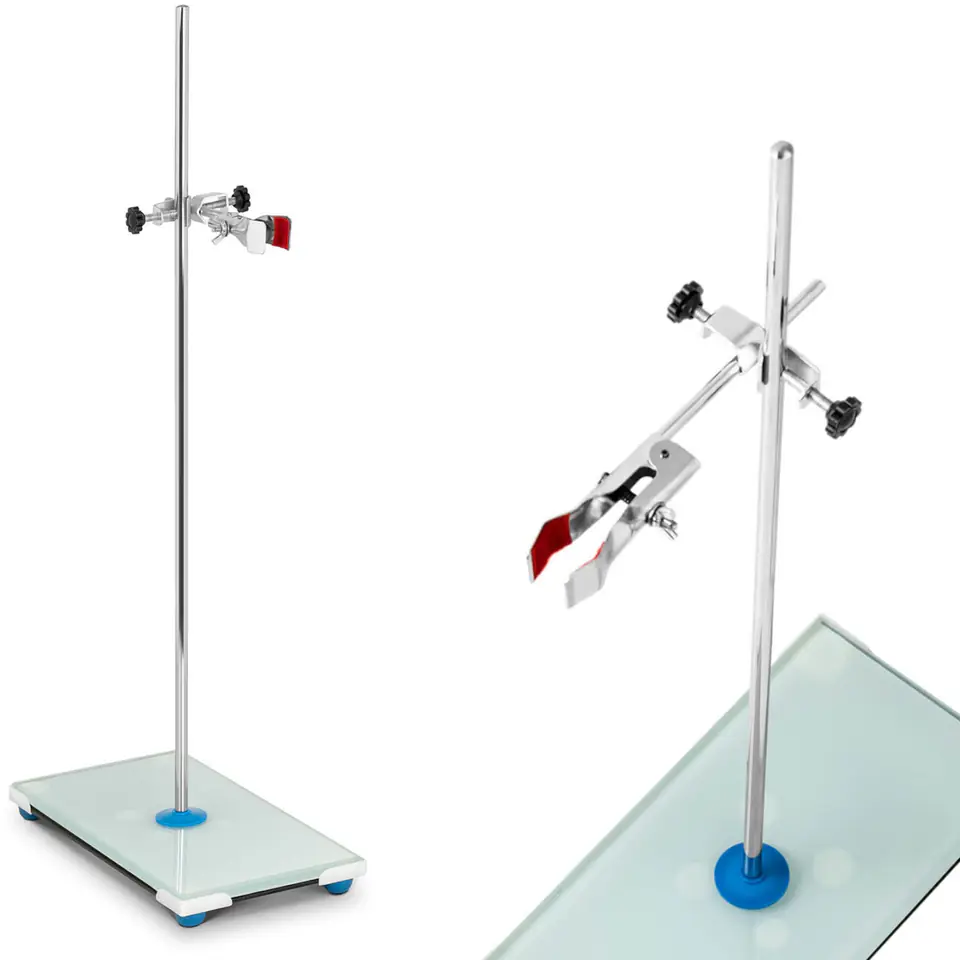 ⁨Tripod laboratory stand with equipment 63 cm 1 handle⁩ at Wasserman.eu