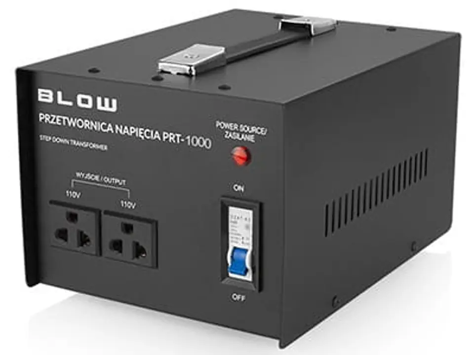 ⁨Voltage converter 230V / 110V, two PRT-1000W sockets⁩ at Wasserman.eu