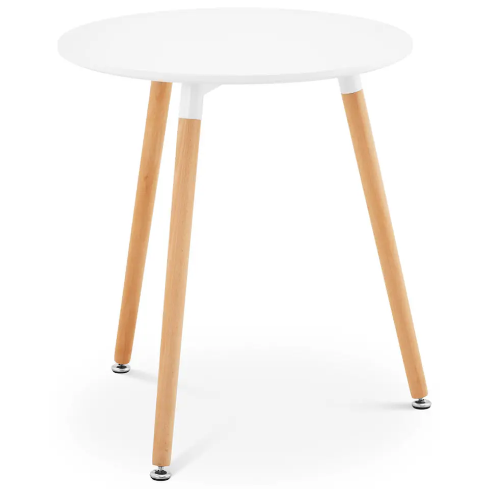 ⁨Table Scandinavian table for the living room, office, modern, round avg. 60 cm height 67 cm⁩ at Wasserman.eu