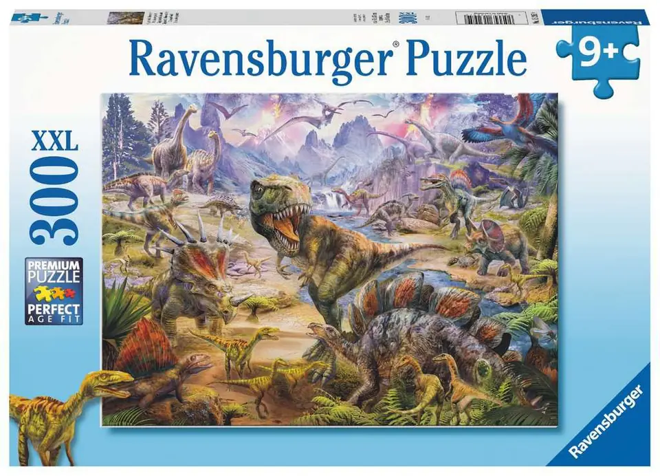 ⁨Puzzle for children 2D Dinosaurs 300 elements⁩ at Wasserman.eu