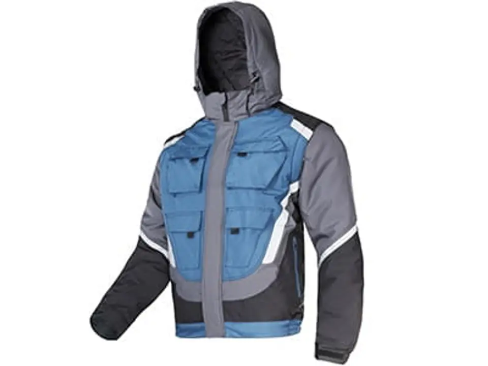 ⁨2-in-1 winter jacket with removable sleeves, Lahti Pro L40924 XXL hood⁩ at Wasserman.eu