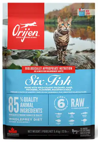 ⁨Orijen Cat 6 Fish 5,4kg⁩ w sklepie Wasserman.eu
