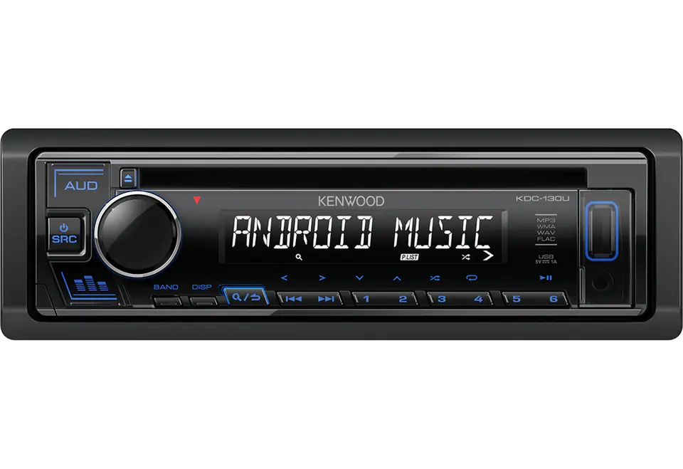 Kenwood KDC-130UB Auto Media-Receiver Schwarz 88 W im Wasserman.eu
