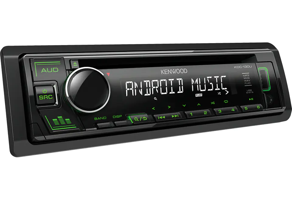 Kenwood KDC-130UG Auto Media-Receiver Schwarz 200 W im Wasserman.eu