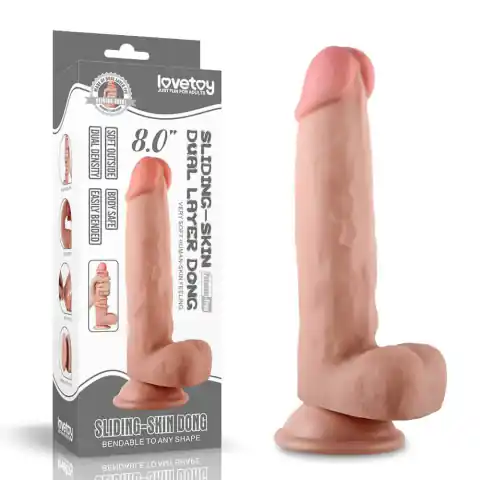 ⁨Dildo with suction cup 20 cm Lovetoy⁩ at Wasserman.eu
