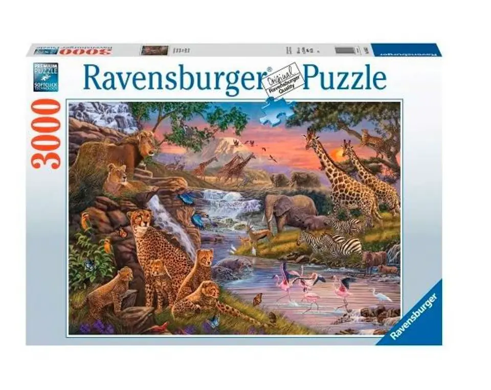 ⁨Puzzle 3000 elementów Królestwo zwierząt⁩ w sklepie Wasserman.eu