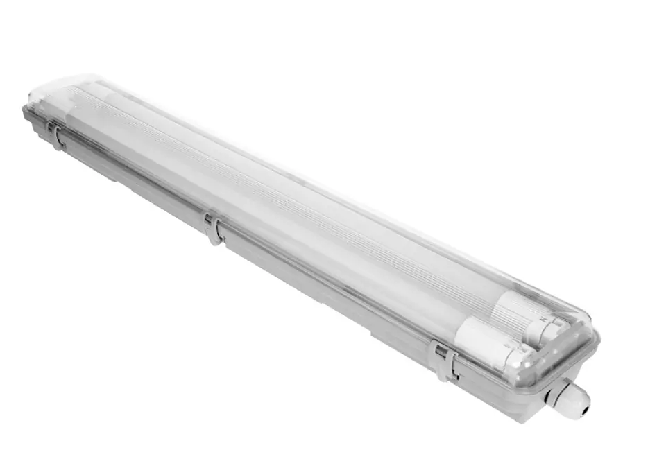 ⁨OPRAWA IP65 60CM + 2 ŚWIETLÓWKI T8 LED 9W 1800LM, 4000K⁩ w sklepie Wasserman.eu