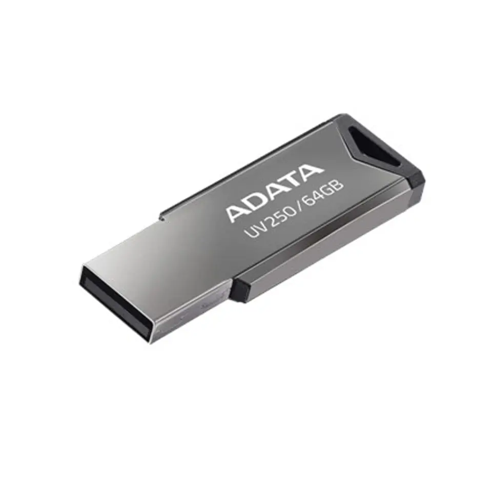 ⁨ADATA USB Flash Drive UV250 64 GB, USB 2.0, Silver⁩ w sklepie Wasserman.eu