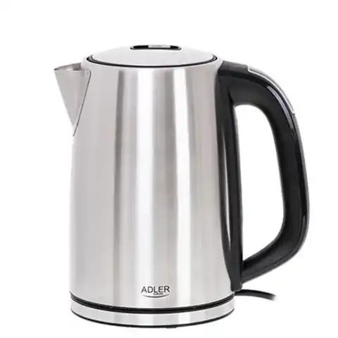 ⁨Adler Kettle AD 1340 Electric, 2200 W, 1.7 L, Stainless steel, 360° rotational base, Inox⁩ at Wasserman.eu