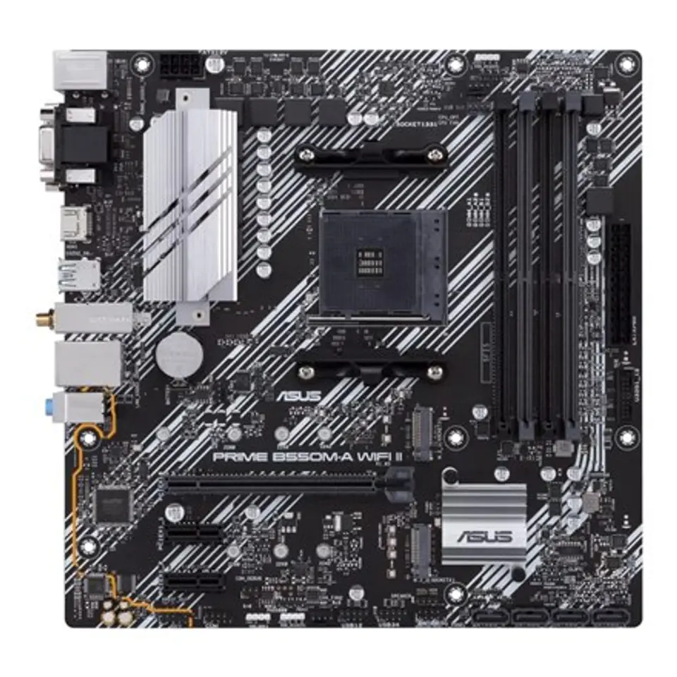 ⁨ASUS PRIME B550M-A WIFI II AMD B550 Socket AM4 micro ATX⁩ at Wasserman.eu