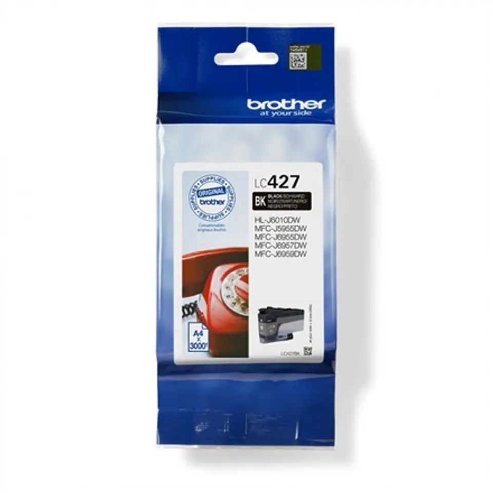 ⁨Brother LC427BK Ink Cartridge, Black⁩ w sklepie Wasserman.eu