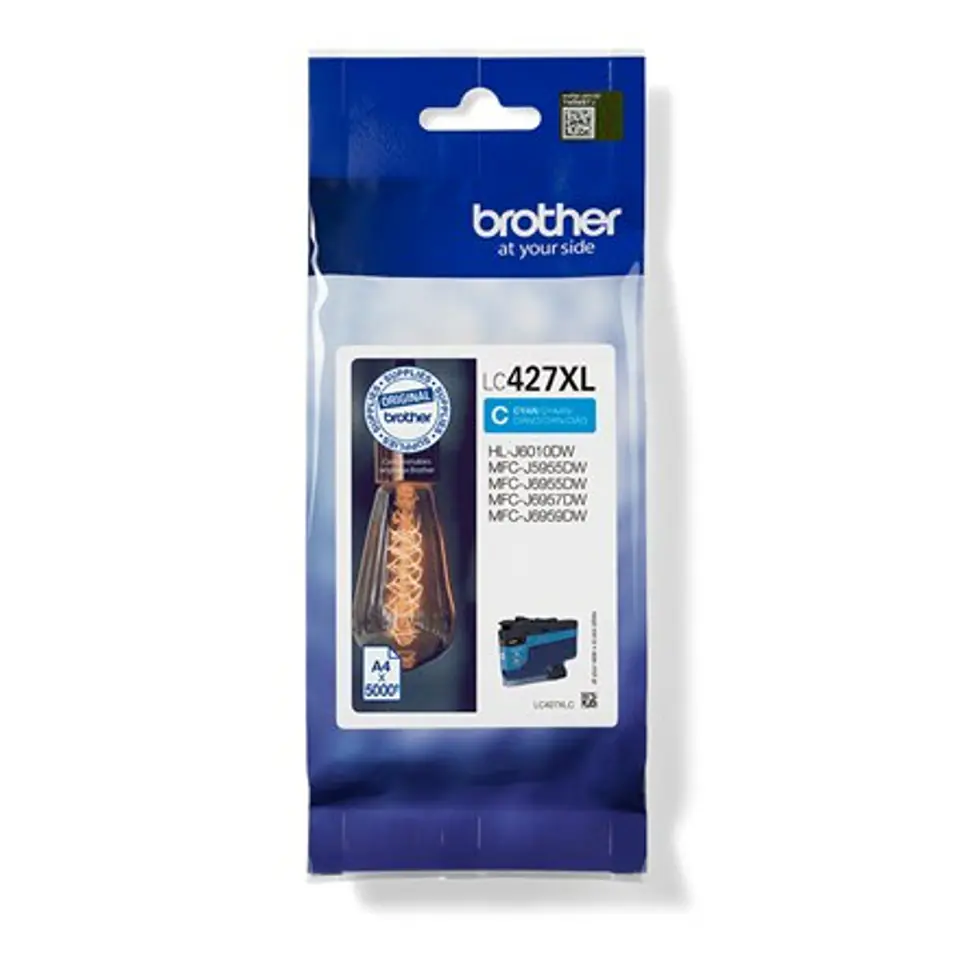 ⁨Brother LC427XLC Ink Cartridge, Cyan⁩ w sklepie Wasserman.eu