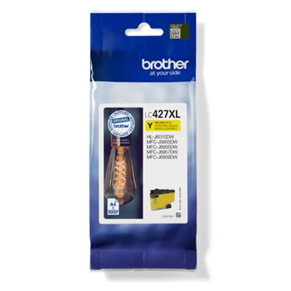 ⁨Brother LC427XLY Ink Cartridge, Yellow⁩ w sklepie Wasserman.eu