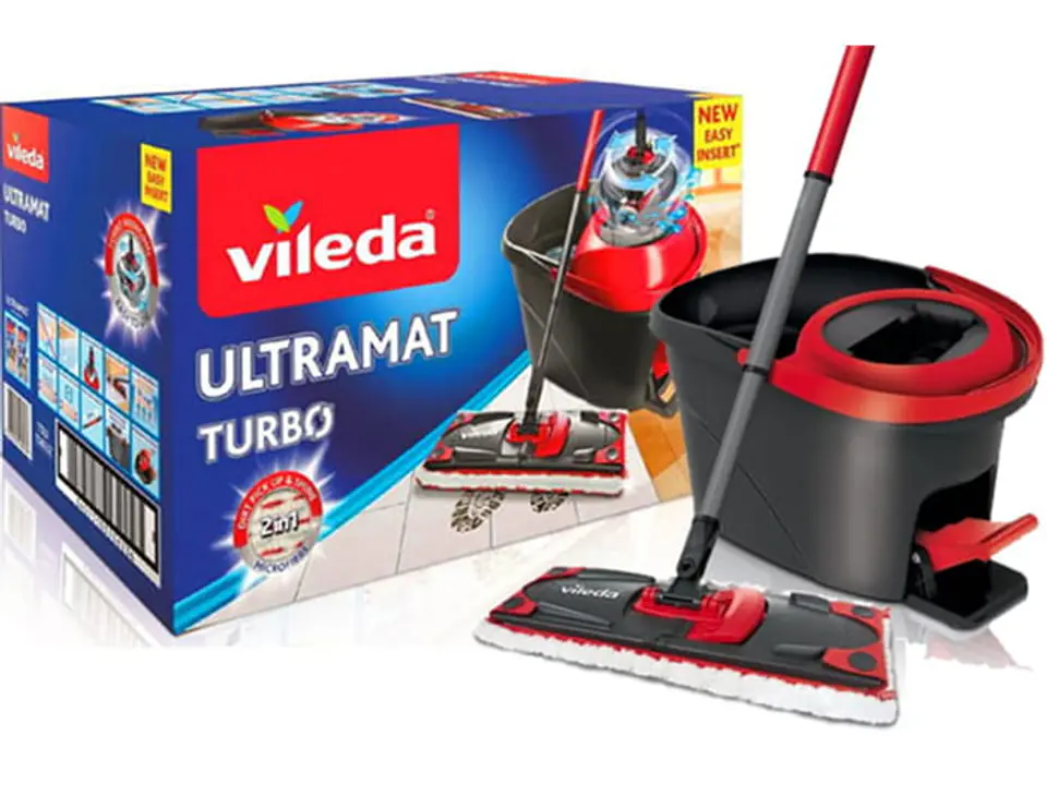 ⁨Vileda UltraMat Turbo 163425 flat rotary mop⁩ at Wasserman.eu