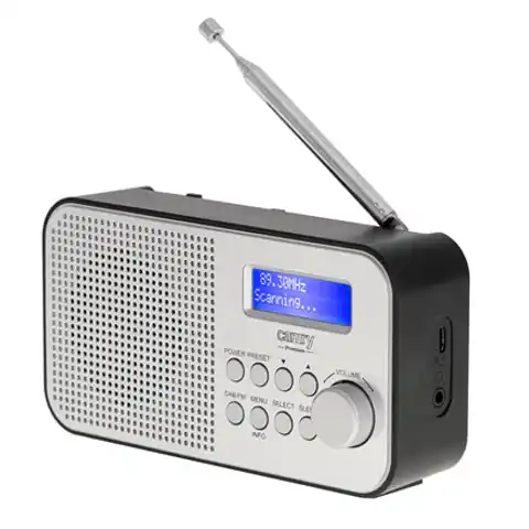 ⁨Camry Portable Radio CR 1179 Display LCD, Black/Silver, Alarm function⁩ w sklepie Wasserman.eu