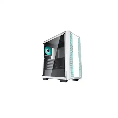 ⁨Deepcool MID TOWER CASE CC560 Side window, White, Mid-Tower, Power supply included No⁩ at Wasserman.eu