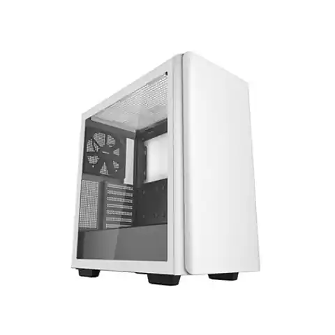 ⁨Deepcool MID TOWER CASE CK500 Side window, White, Mid-Tower, Power supply included No⁩ at Wasserman.eu