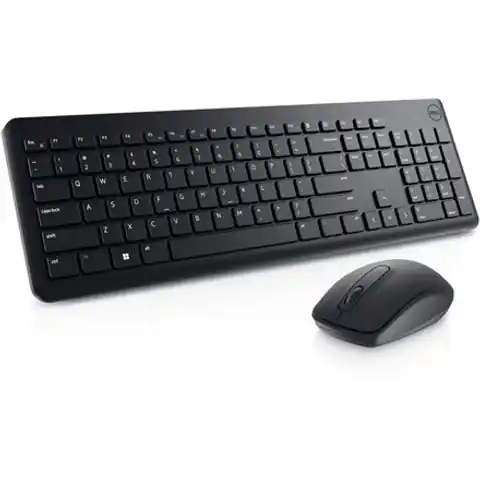 ⁨DELL KM3322W keyboard Mouse included RF Wireless QWERTY US International Black⁩ at Wasserman.eu
