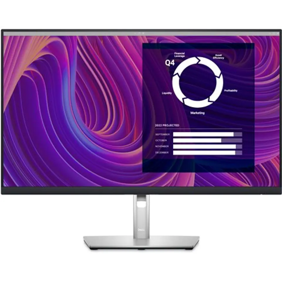 ⁨DELL P Series P2723D 68.6 cm (27") 2560 x 1440 pixels Quad HD LCD Black, Silver⁩ at Wasserman.eu