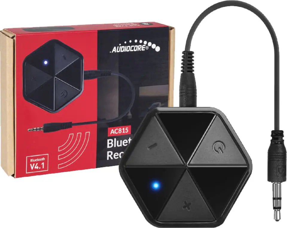⁨Adapter bluetooth mini-jack Audiocore AC815⁩ w sklepie Wasserman.eu