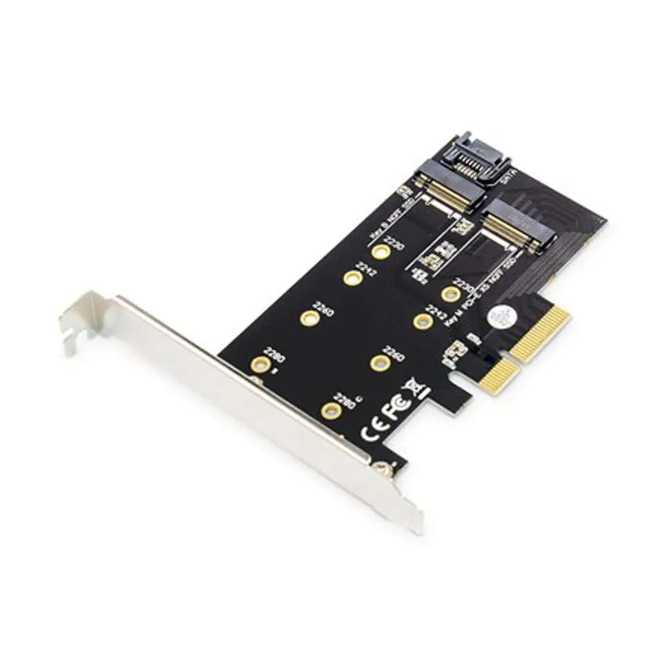 ⁨Digitus M.2 NGFF / NVMe SSD PCI Express 3.0 (x4) Add-On Card 	DS-33170⁩ w sklepie Wasserman.eu