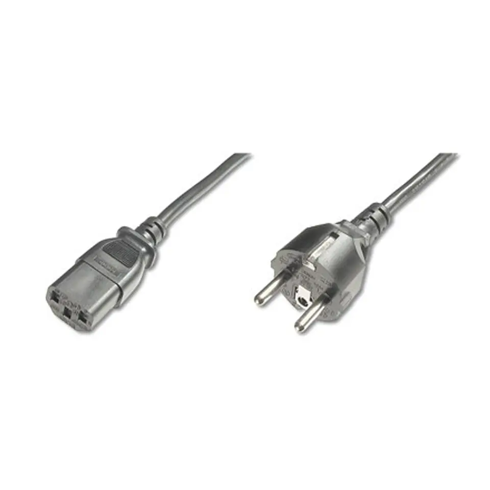 ⁨Digitus | Power cable | Power IEC 60320 C13 | Power CEE 7/7 | 1.2 m | Black⁩ w sklepie Wasserman.eu