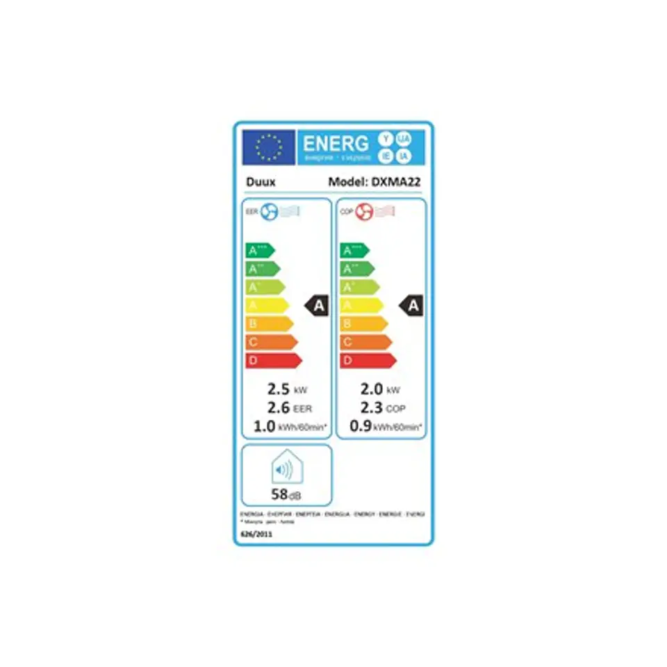 Duux mart Mobile Airconditioner North Number of speeds 3, Light Gray/Black, 9000 BTU/h at Wasserman.eu