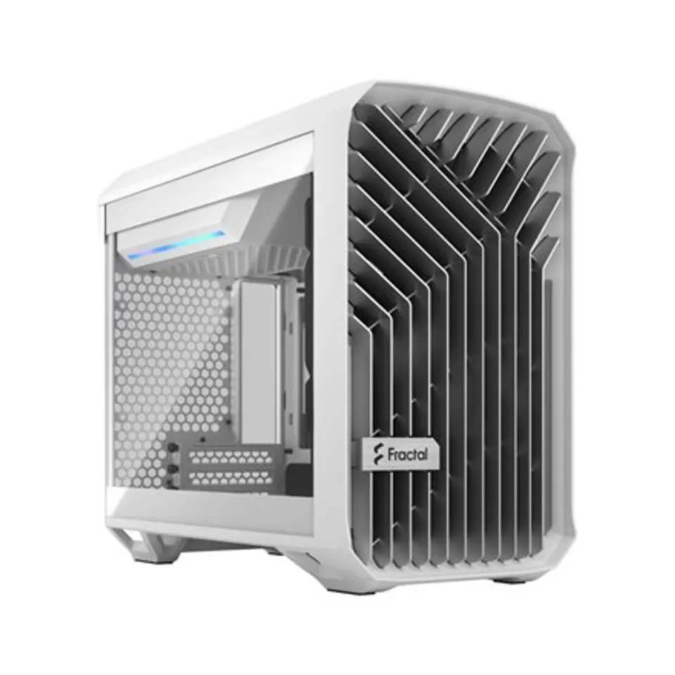 ⁨Fractal Design | Torrent Nano TG Clear Tint | Side window | White | Power supply included | ATX⁩ w sklepie Wasserman.eu