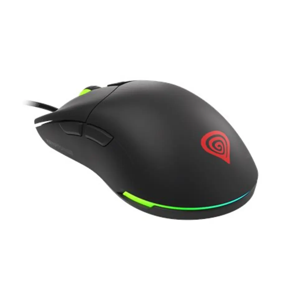 ⁨Genesis Ultralight Gaming Mouse Krypton 750 Wired, 8000 DPI, USB 2.0, Black⁩ at Wasserman.eu