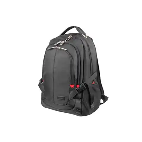 ⁨Natec Laptop Backpack Merino NTO-1703 Black, 15.6 ", Shoulder strap, Backpack⁩ w sklepie Wasserman.eu
