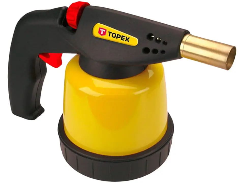 ⁨Lampa lutownicza gazowa na naboje Topex 44E141⁩ w sklepie Wasserman.eu