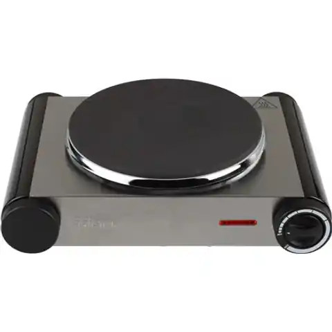 ⁨Tristar Free standing table hob KP-6191 Number of burners/cooking zones 1, Stainless Steel/Black, Electric⁩ at Wasserman.eu