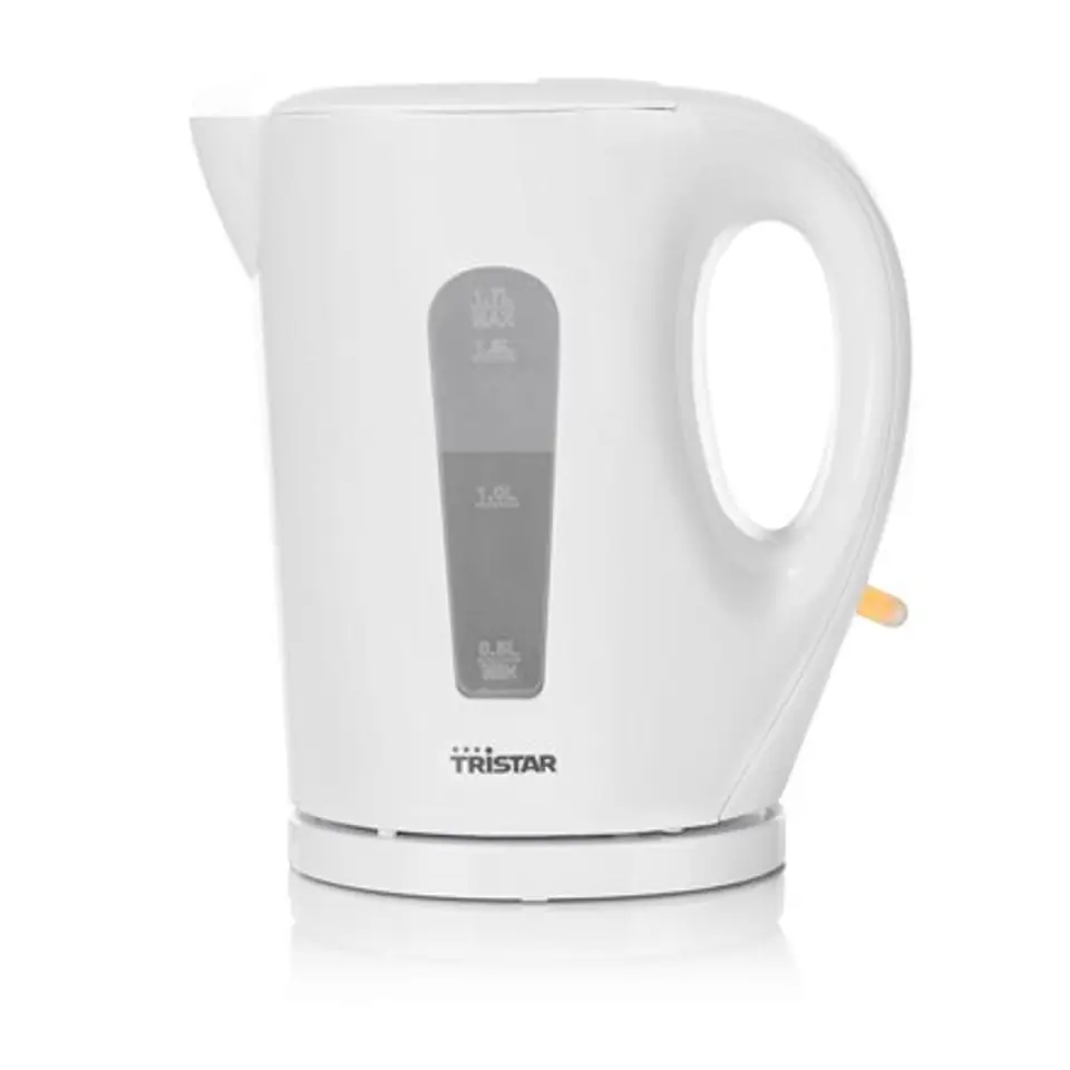 ⁨Tristar Jug Kettle WK-3380 Electric, 2200 W, 1.7 L, Plastic, 360° rotational base, White⁩ at Wasserman.eu