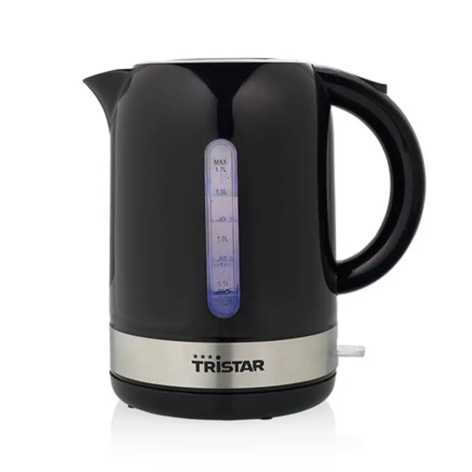 ⁨Tristar | Kettle | WK-1343 | Electric | 2200 W | 1.7 L | Plastic | 360° rotational base | Black⁩ w sklepie Wasserman.eu