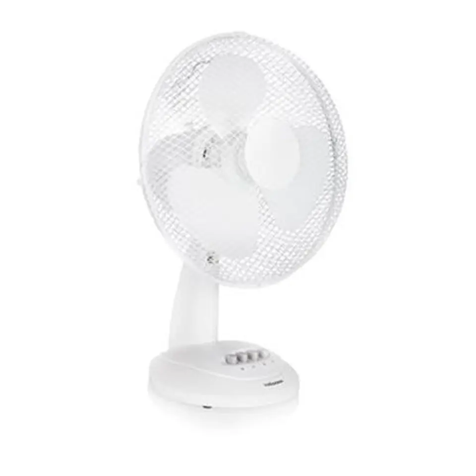 ⁨Tristar VE-5930 Desk fan, Number of speeds 3, 40 W, Oscillation, Diameter 30 cm, White⁩ at Wasserman.eu