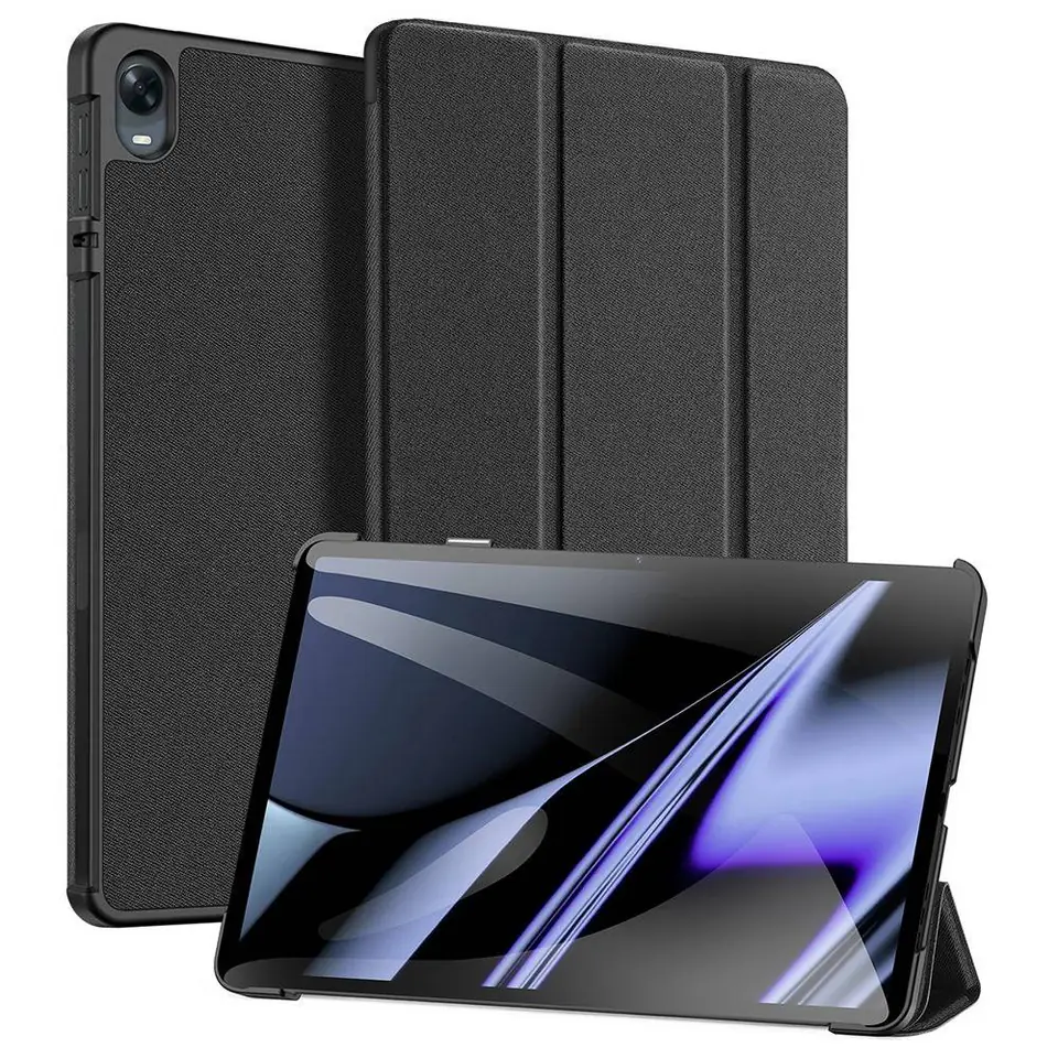 ⁨OPPO PAD Dux Ducis Domo Wallet with Flip Book Leather Black⁩ at Wasserman.eu