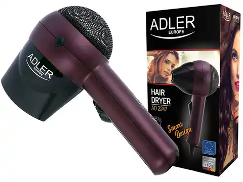 ⁨Hair dryer 1400 W Adler AD 2247 small quiet⁩ at Wasserman.eu