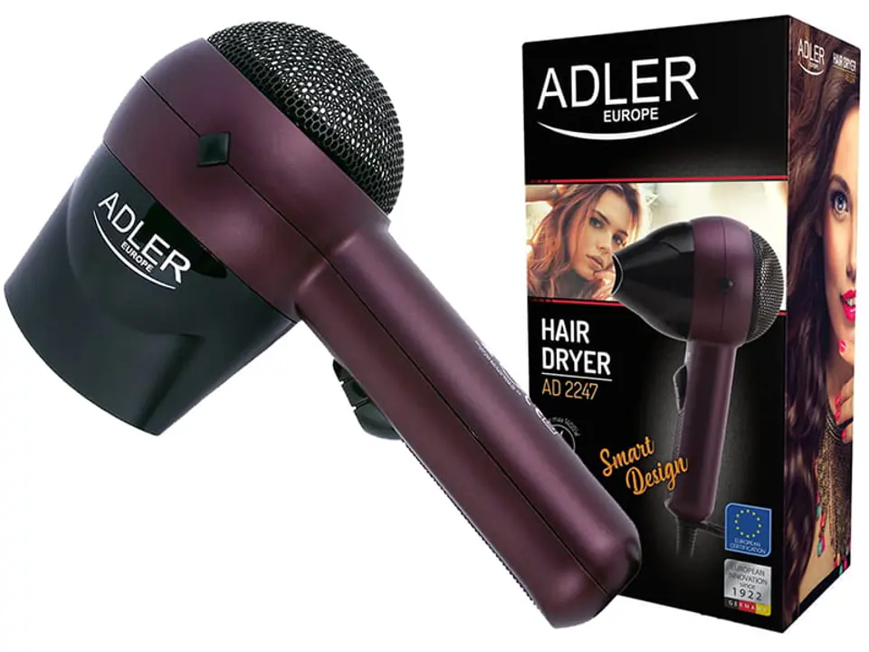 ⁨Hair dryer 1400 W Adler AD 2247 small quiet⁩ at Wasserman.eu