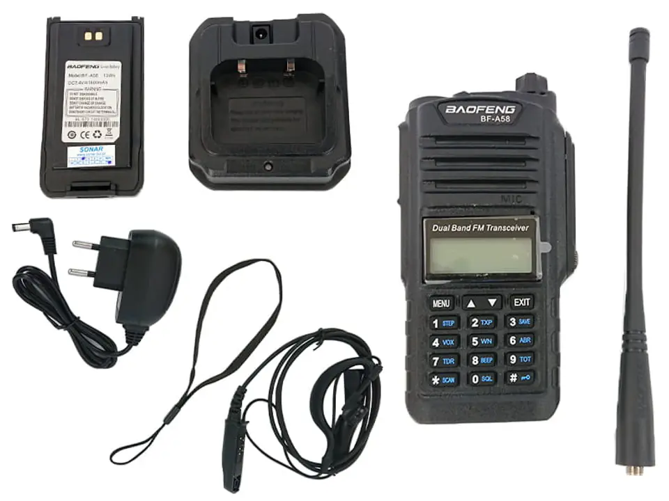 ⁨BAOFENG BF-A58 VHF / UHF radio Waterproof IP67⁩ at Wasserman.eu